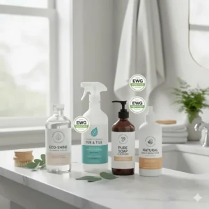 Comparison of top-rated non toxic bathroom cleaners and sprays for effective, chemical-free cleaning.