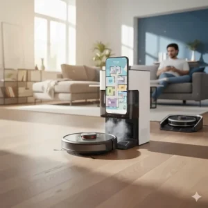 Robot vacuum under $500 using LiDAR navigation to create a digital floor plan on a smartphone app.