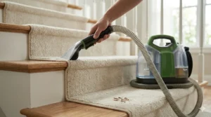 A features comparison chart mapping out performance metrics for the best carpet cleaner under 300 dollars.