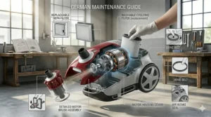 Simple steps for maintaining your German vacuum cleaner to ensure peak suction power.