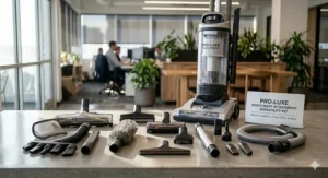 A comprehensive set of specialized attachments for an investment vacuum cleaner