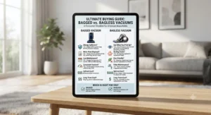 A summary checklist to help American consumers decide between buying a bagged or bagless vacuum cleaner.