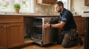Transitioning the best portable dishwasher for family of four into a permanent built-in under counter space.
